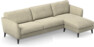Bridge - 3-sits soffa med schäslong höger - Beige