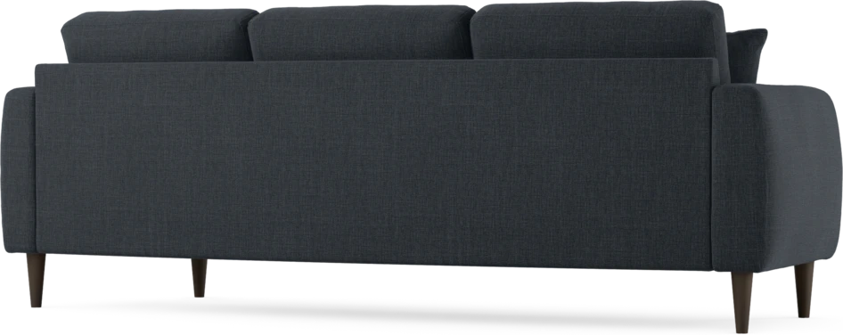 Eden - 3-sits soffa svängd - Blå