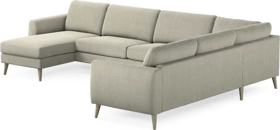 Bridge - Hörnsoffa, 3+2-sits med schäslong vänster - Beige