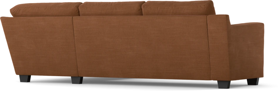Friday - 2,5-sits soffa med divan höger - Orange