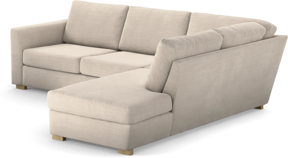 Friday - 2,5-sits soffa med divan höger - Beige