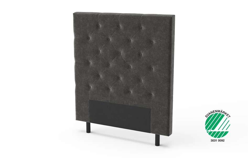 Sense - Sänggavel, B 90-140 cm - Grå