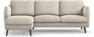 Madison Lux - 2-sits soffa med schäslong vänster - Beige