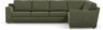 Friday - Hörnsoffa, 3+2-sits - Grön