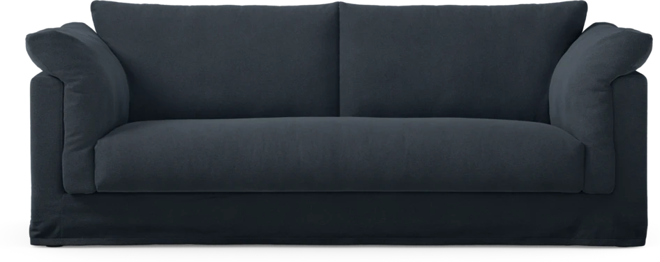 Cherrie Klädsel - Klädsel till 2,5-sits soffa, hel dyna - Blå