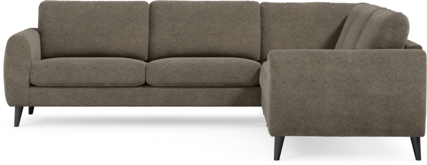 Bridge - Hörnsoffa, 2+2-sits - Brun