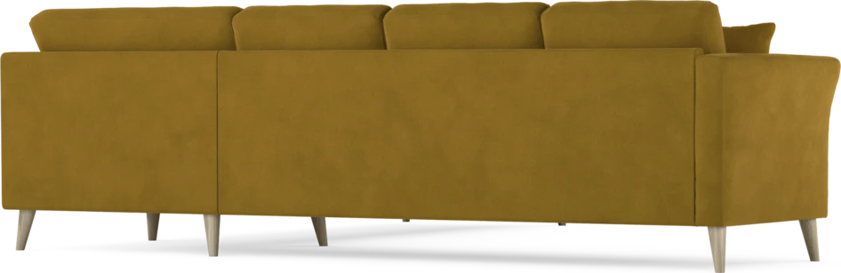 Eden - Hörnsoffa, 3+3-sits - Gul