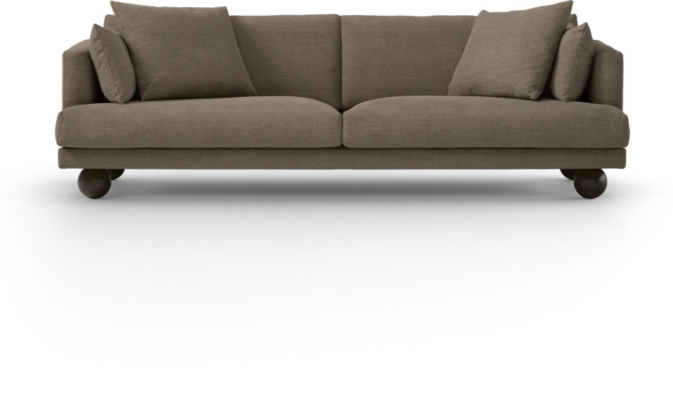 Harper - 4-sits soffa - Brun