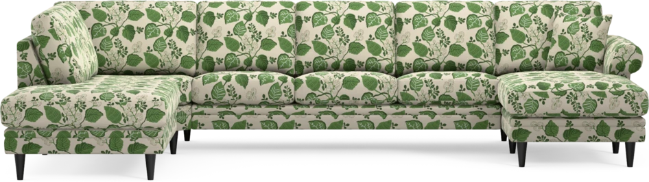 Eden - 3-sits soffa med divan vänster och schäslong höger - Flerfärgad