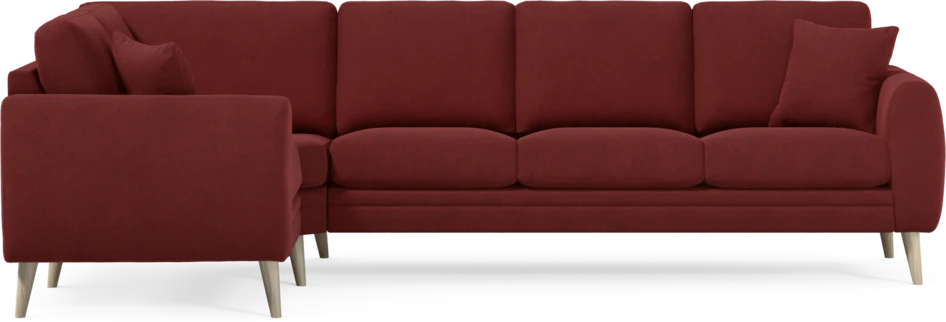 Eden - Hörnsoffa, 1+3-sits - Röd