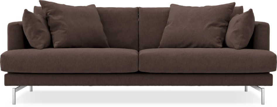 Harper - 3-sits soffa - Brun