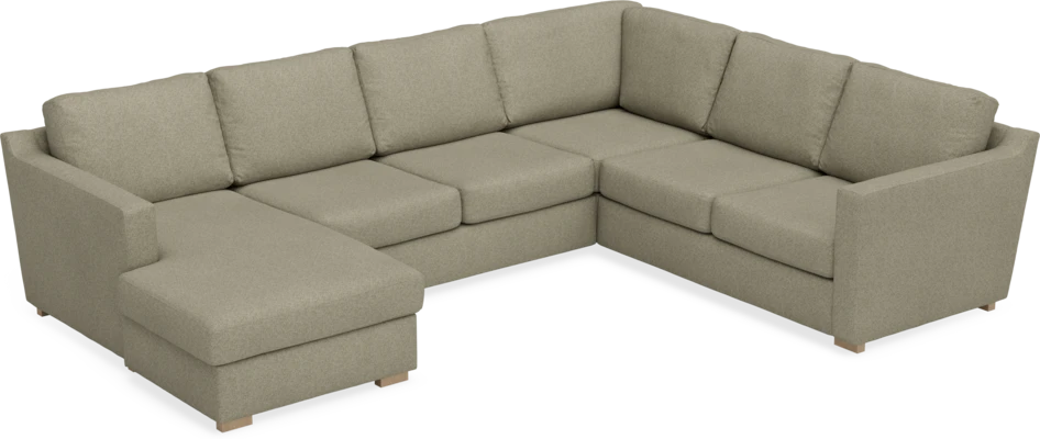 Friday - Hörnsoffa, 3+2-sits med schäslong vänster - Beige