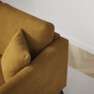 Eden - 2,5-sits soffa med schäslong - Gul