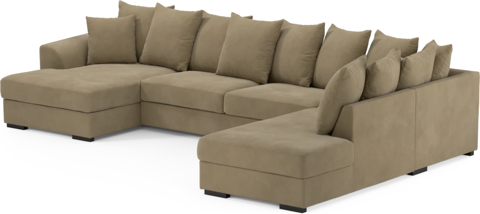 Town - 3-sits soffa med divan höger och schäslong vänster - Beige