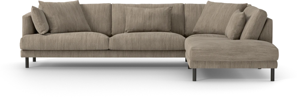 Harper - 3-sits soffa med divan höger - Beige