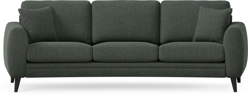 Eden - 3-sits soffa svängd - Grön