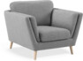Madison Lux - Fåtölj, 70 cm - Grå