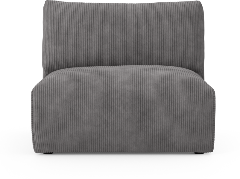 Free - 1,5-sits utan armstöd - Grå