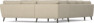 Madison Lux - Hörnsoffa med schäslong vänster - Beige