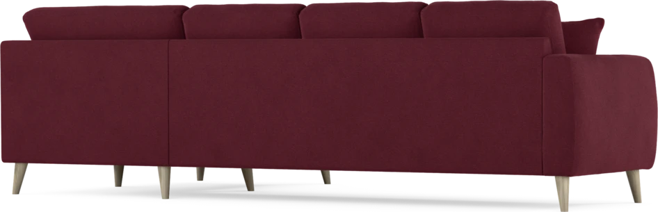 Eden - Hörnsoffa, 3+1-sits - Röd