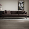 Harper - 4-sits soffa - Brun