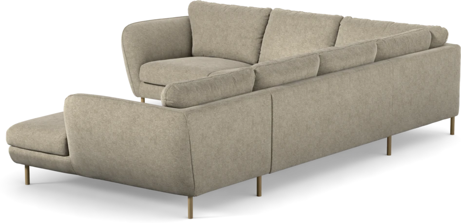 Madison Lux - Hörnsoffa med schäslong höger - Beige