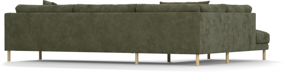 Harper - 3-sits soffa med divan vänster - Grön