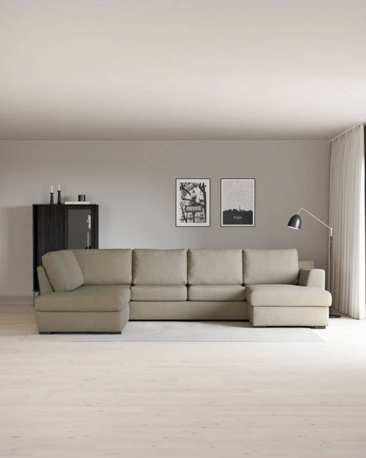 Friday - 3-sits soffa med divan vänster och schäslong höger - inspiration