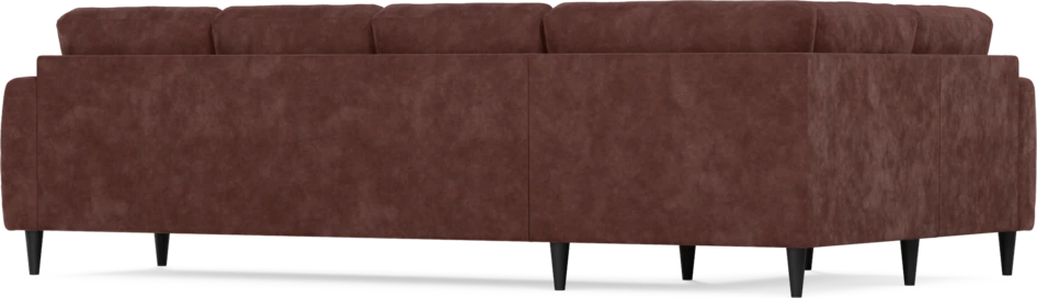 Eden - Hörnsoffa, 1+3-sits - Röd
