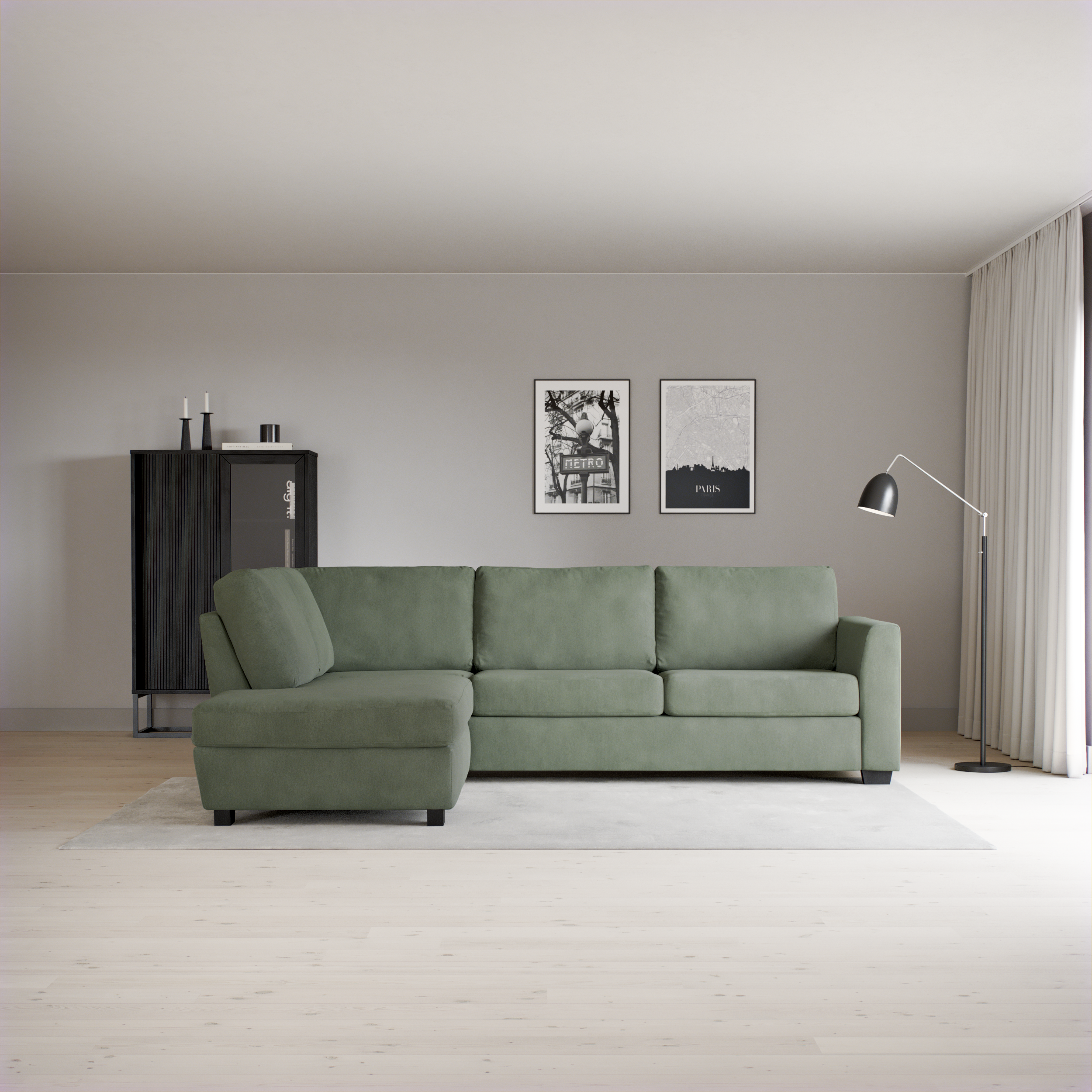 Friday - 2,5-sits soffa med divan vänster - inspiration