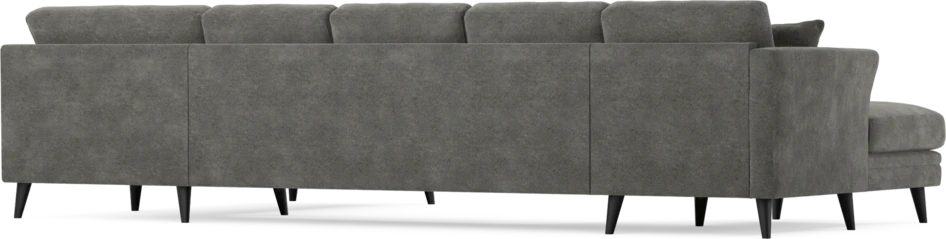 Eden - 3-sits soffa med schäslong vänster och divan höger - Grå