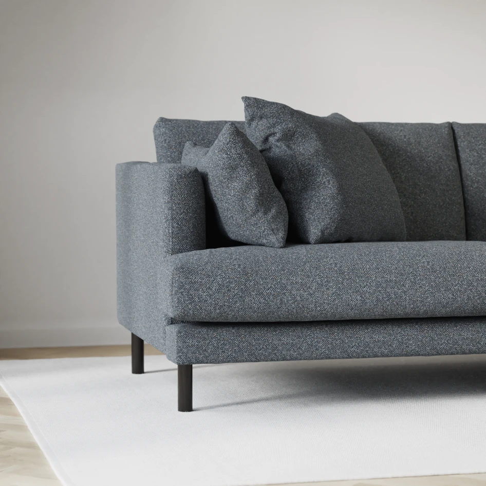 Harper - 3-sits soffa - Blå