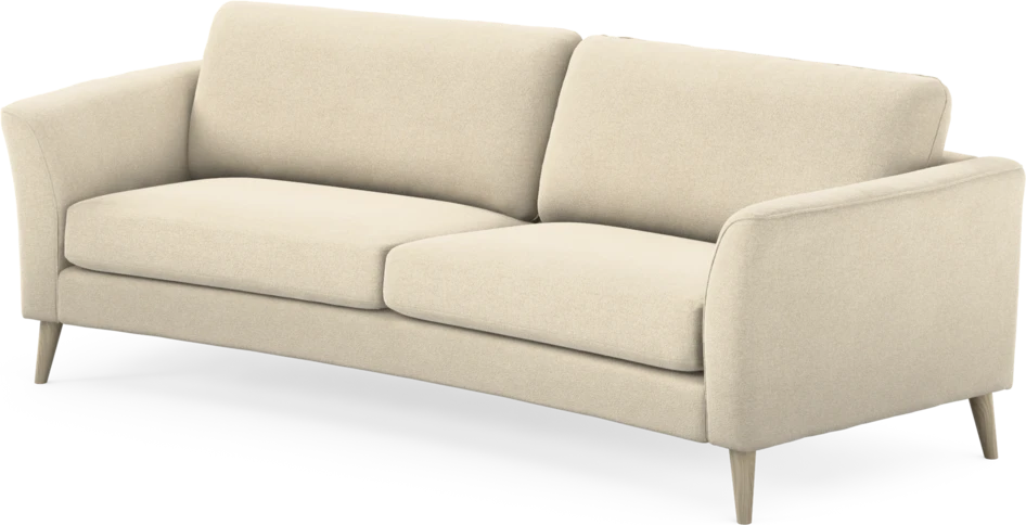 Bridge - 3-sits soffa svängd - Beige