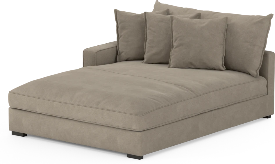 Rossi - Schäslong XL vänster - Beige