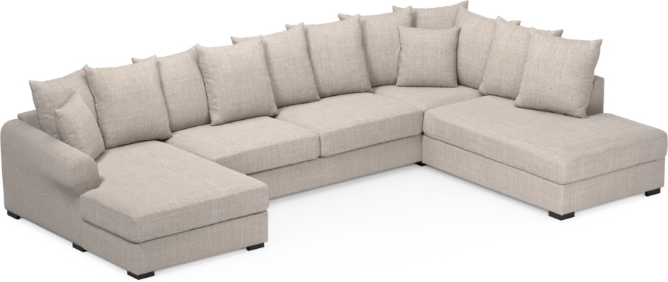Town - 3-sits soffa med divan höger och schäslong vänster - Beige