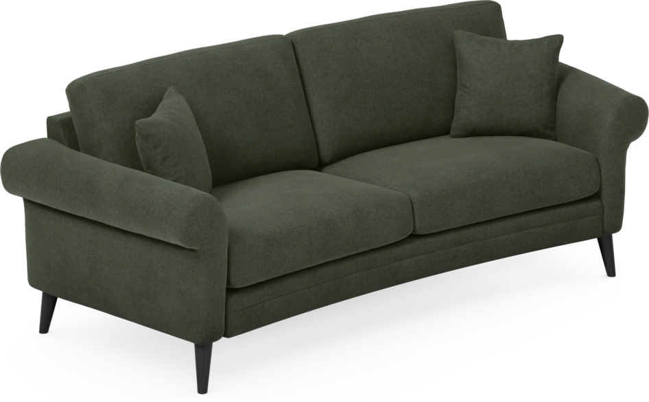 Eden - 2,5-sits soffa svängd - Grön