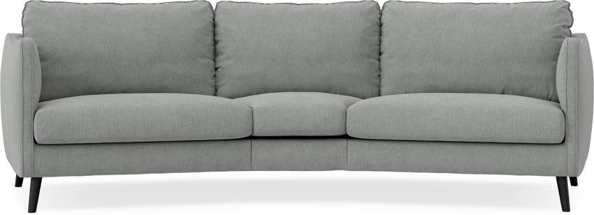 Madison - 3-sits soffa svängd, 90 cm - Grå