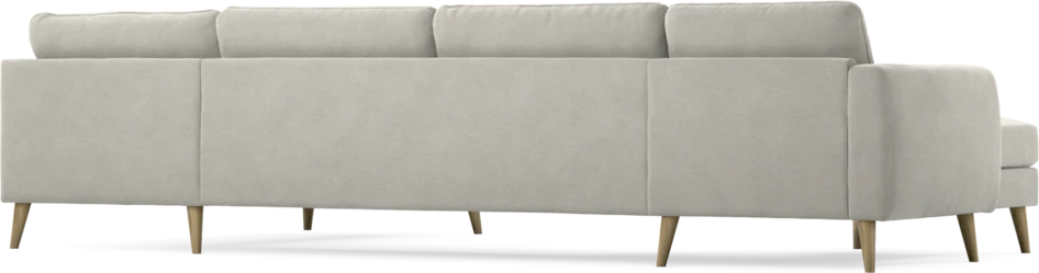 Bridge - 3-sits soffa med schäslong vänster och divan höger - Grå