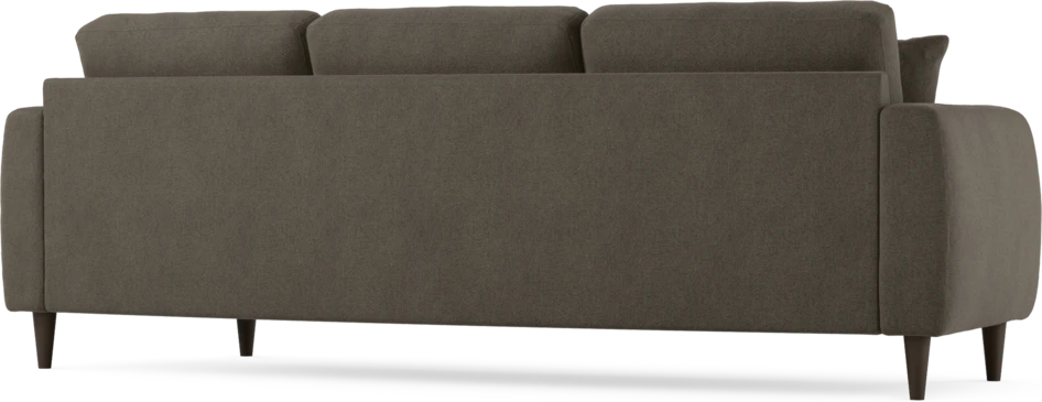 Eden - 3-sits soffa svängd - Brun