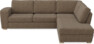 Friday - 2,5-sits soffa med divan höger - Brun