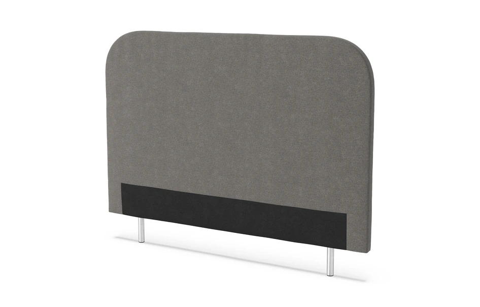 Curve - Sänggavel, B 160-210 cm - Grå