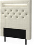 New York led - Sänggavel, 90-210 cm - Beige