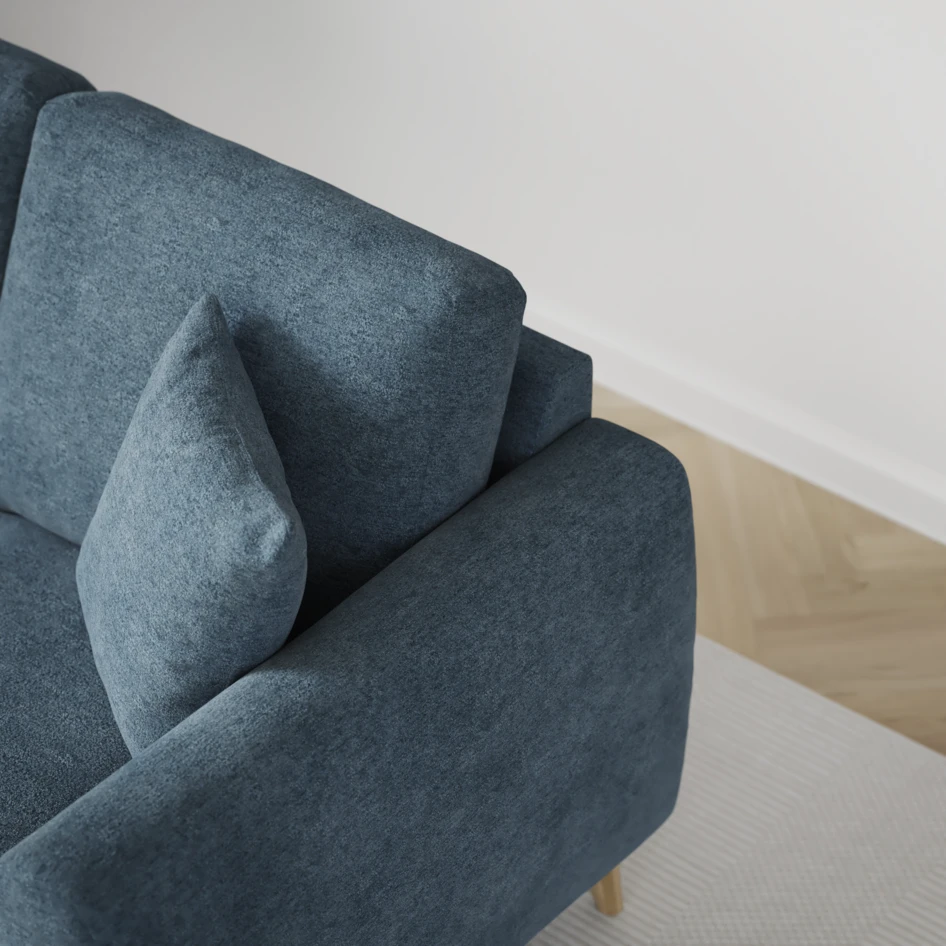 Eden - 3-sits soffa - Blå