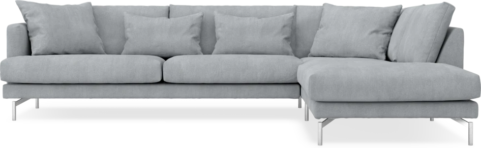 Harper - 3-sits soffa med divan höger - Grå