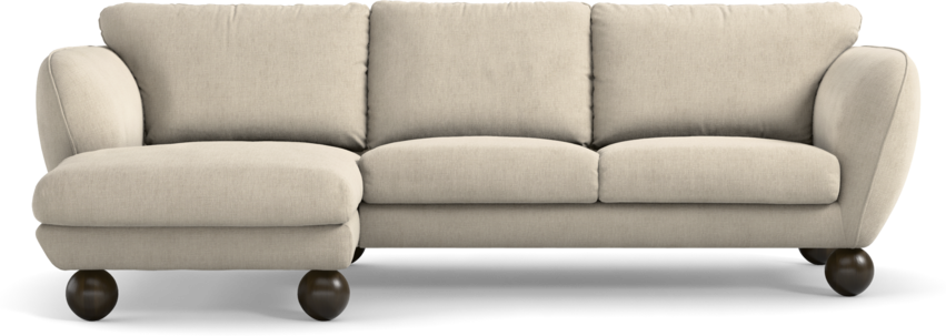Madison Lux - 2-sits soffa med schäslong vänster - Beige