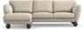 Madison Lux - 2-sits soffa med schäslong vänster - Beige