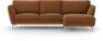 Madison - 2-sits soffa med schäslong höger - Orange