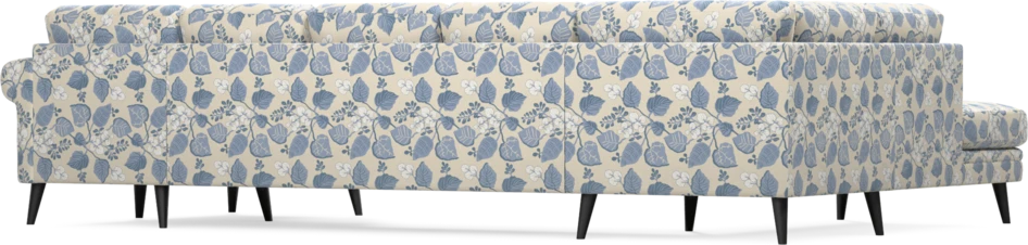 Eden - 3-sits soffa med divan vänster och schäslong höger - Flerfärgad