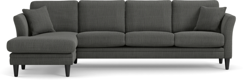Eden - 3-sits soffa med schäslong - Grå