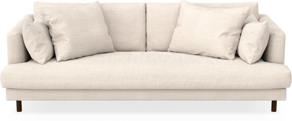 Harper - 3-sits soffa, hel dyna - Beige